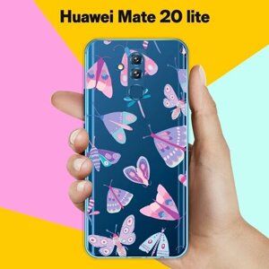 Силиконовый чехол на Huawei Mate 20 lite Насекомые / для Хуавей Мейт 20 Лайт