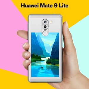 Силиконовый чехол на Huawei Mate 9 Lite Озеро / для Хуавей Мейт 9 Лайт