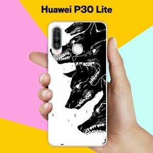 Силиконовый чехол на Huawei P30 Lite Волки / для Хуавей П30 Лайт
