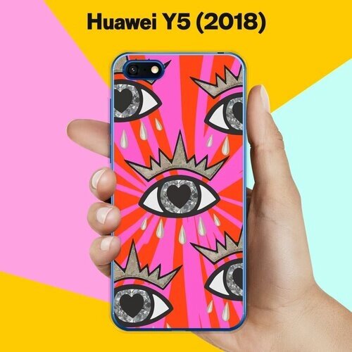 Силиконовый чехол на Huawei Y5 2018 Узор 8 / для Хуавей Ю5 2018