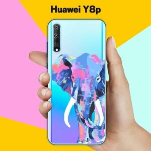 Силиконовый чехол на Huawei Y8p Слон / для Хуавей У8п