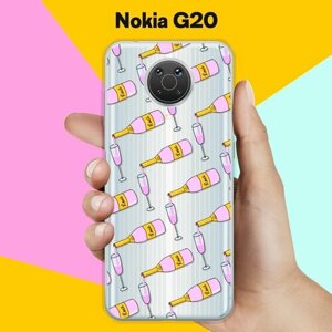 Силиконовый чехол на Nokia G20 Бокал / для Нокия Джи20