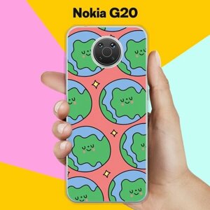 Силиконовый чехол на Nokia G20 Земля / для Нокия Джи20