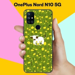 Силиконовый чехол на OnePlus Nord N10 5G Корова / для ВанПлас Норд Н10 5Джи