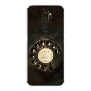 Силиконовый чехол на Oppo A5 (2020)/A9 (2020) / Оппо A5 (2020)/A9 (2020) Старинный телефон