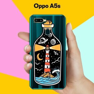 Силиконовый чехол на OPPO A5s Бутылка / для Оппо А5с