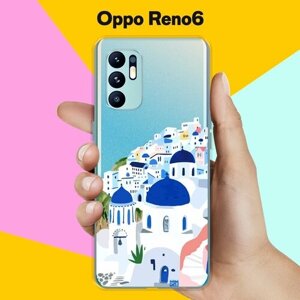 Силиконовый чехол на OPPO Reno6 Греция / для Оппо Рено6