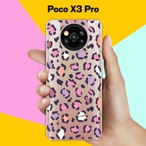Силиконовый чехол на Poco X3 Pro Пятна 50 / для Поко Икс 3 Про