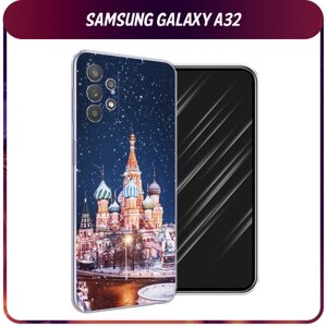 Силиконовый чехол на Samsung Galaxy A32 / Самсунг Галакси А32 "Москва 1"