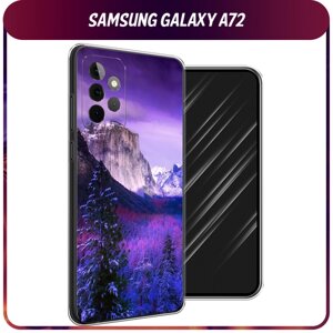 Силиконовый чехол на Samsung Galaxy A72 / Самсунг Галакси А72 "Лес 20"