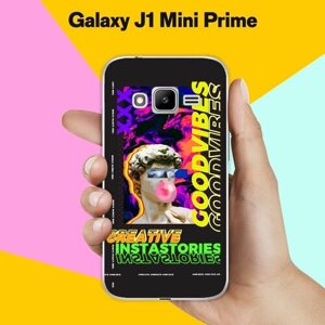 Силиконовый чехол на Samsung Galaxy J1 Mini Prime Набор 10 / для Самсунг Галакси Джей 1 Мини Прайм