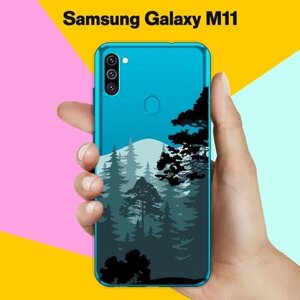 Силиконовый чехол на Samsung Galaxy M11 Лес / для Самсунг Галакси М11