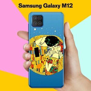 Силиконовый чехол на Samsung Galaxy M12 Поцелуй / для Самсунг Галакси М12
