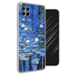 Силиконовый чехол на Samsung Galaxy M22 / Самсунг M22 "Нарисованный пруд"