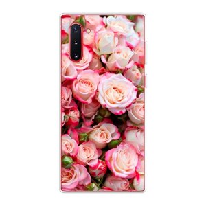 Силиконовый чехол на Samsung Galaxy Note 10 / Самсунг Галакси Ноте 10.1 "Много роз"
