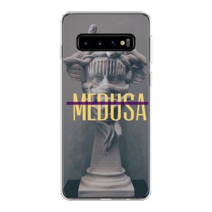 Силиконовый чехол на Samsung Galaxy S10 Plus / Самсунг Галакси S10 Плюс "Medusa"