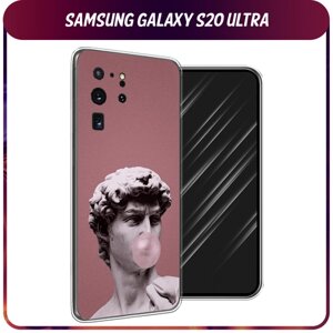 Силиконовый чехол на Samsung Galaxy S20 Ultra / Самсунг Галакси S20 Ultra "Modern David"