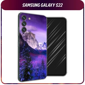 Силиконовый чехол на Samsung Galaxy S22 / Самсунг Галакси S22 "Лес 20"
