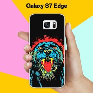 Силиконовый чехол на Samsung Galaxy S7 Edge Пума / для Самсунг Галакси С7 Едж