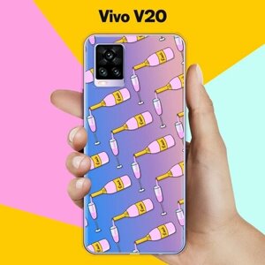 Силиконовый чехол на Vivo V20 Бокал / для Виво В20
