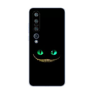 Силиконовый чехол на Xiaomi Mi 10 Pro / Сяоми Mи 10 Про "Зеленоглазый чеширский кот"