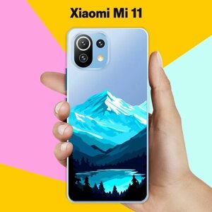 Силиконовый чехол на Xiaomi Mi 11 Горное Озеро / для Сяоми Ми 11