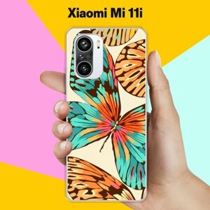 Силиконовый чехол на Xiaomi Mi 11i Бабочки 10 / для Сяоми Ми 11и