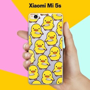 Силиконовый чехол на Xiaomi Mi 5s Утенок с ножом / для Сяоми Ми 5 с