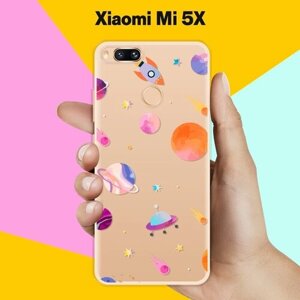 Силиконовый чехол на Xiaomi Mi 5X Планеты / для Сяоми Ми 5 Икс