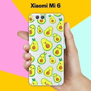 Силиконовый чехол на Xiaomi Mi 6 Узор из авокадо / для Ми 6