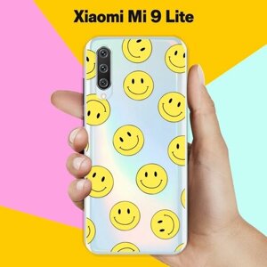 Силиконовый чехол на Xiaomi Mi 9 Lite Смайлики / для Сяоми Ми 9 Лайт