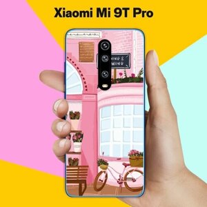 Силиконовый чехол на Xiaomi Mi 9T Pro Розовые здания / для Сяоми Ми 9Т Про