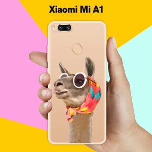 Силиконовый чехол на Xiaomi Mi A1 Лама / для Сяоми Ми А1