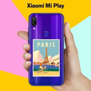 Силиконовый чехол на Xiaomi Mi Play Париж / для Сяоми Ми Плей