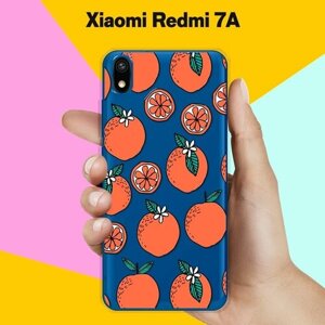 Силиконовый чехол на Xiaomi Redmi 7A Апельсины / для Сяоми Редми 7А