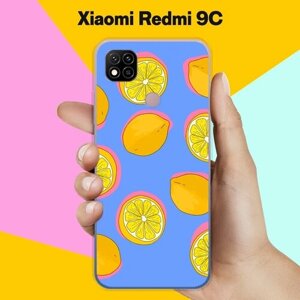 Силиконовый чехол на Xiaomi Redmi 9C Лимоны / для Сяоми Редми 9Ц