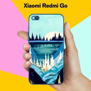 Силиконовый чехол на Xiaomi Redmi Go Пейзаж 10 / для Сяоми Редми го
