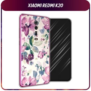Силиконовый чехол на Xiaomi Redmi K20/K20 Pro/Xiaomi Mi 9T/9T Pro / Сяоми Редми К20 "Акварельная нежность"