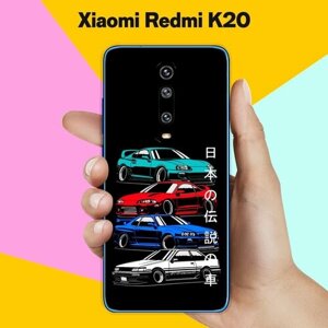 Силиконовый чехол на Xiaomi Redmi K20 Машины / для Сяоми Редми К20