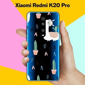 Силиконовый чехол на Xiaomi Redmi K20 Pro Лама / для Сяоми Редми К20 Про