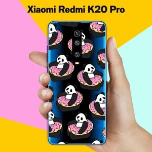 Силиконовый чехол на Xiaomi Redmi K20 Pro Панды / для Сяоми Редми К20 Про
