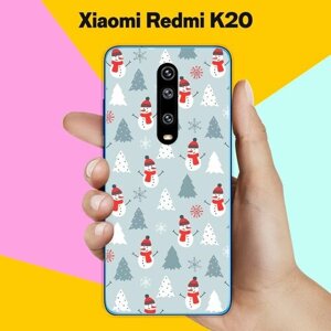 Силиконовый чехол на Xiaomi Redmi K20 Узор новогодний / для Сяоми Редми К20