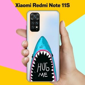 Силиконовый чехол на Xiaomi Redmi Note 11S Акула-Корги / для Сяоми Редми Ноут 11 С