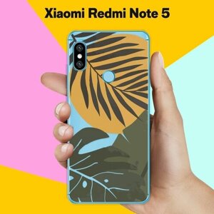 Силиконовый чехол на Xiaomi Redmi Note 5 Цветы / для Сяоми Редми Ноут 5