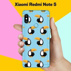 Силиконовый чехол на Xiaomi Redmi Note 5 Туканы / для Сяоми Редми Ноут 5