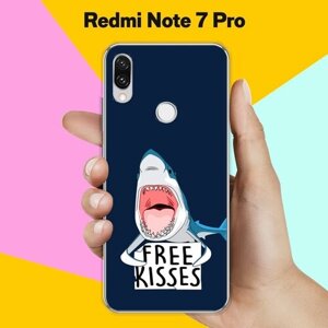 Силиконовый чехол на Xiaomi Redmi Note 7 Pro Акула / для Сяоми Редми Ноут 7 Про