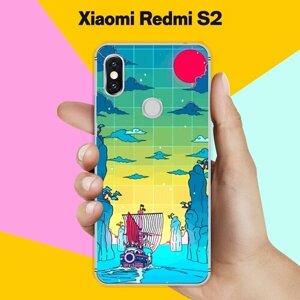 Силиконовый чехол на Xiaomi Redmi S2 Пейзаж 30 / для Сяоми Редми С2