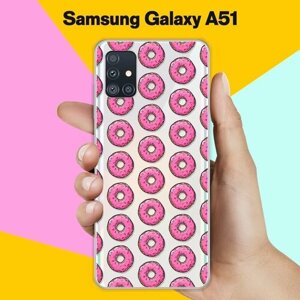 Силиконовый чехол Пончики на Samsung Galaxy A51