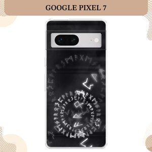 Силиконовый чехол "Руны" на Google Pixel 7 / Гугл Пиксель 7