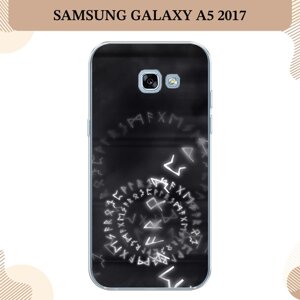 Силиконовый чехол "Руны" на Samsung Galaxy A5 2017 / Самсунг Галакси A5 2017